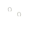 8.6.4 - Extra Small Open Hoops in Sterling Silver