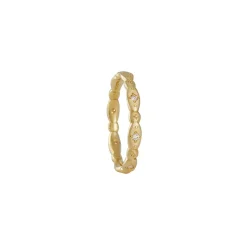 Adel Chefridi - Etched Round and Oval Diamond Band
