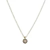 Adel Chefridi - Moonflower Pendant with Sapphire and Diamond