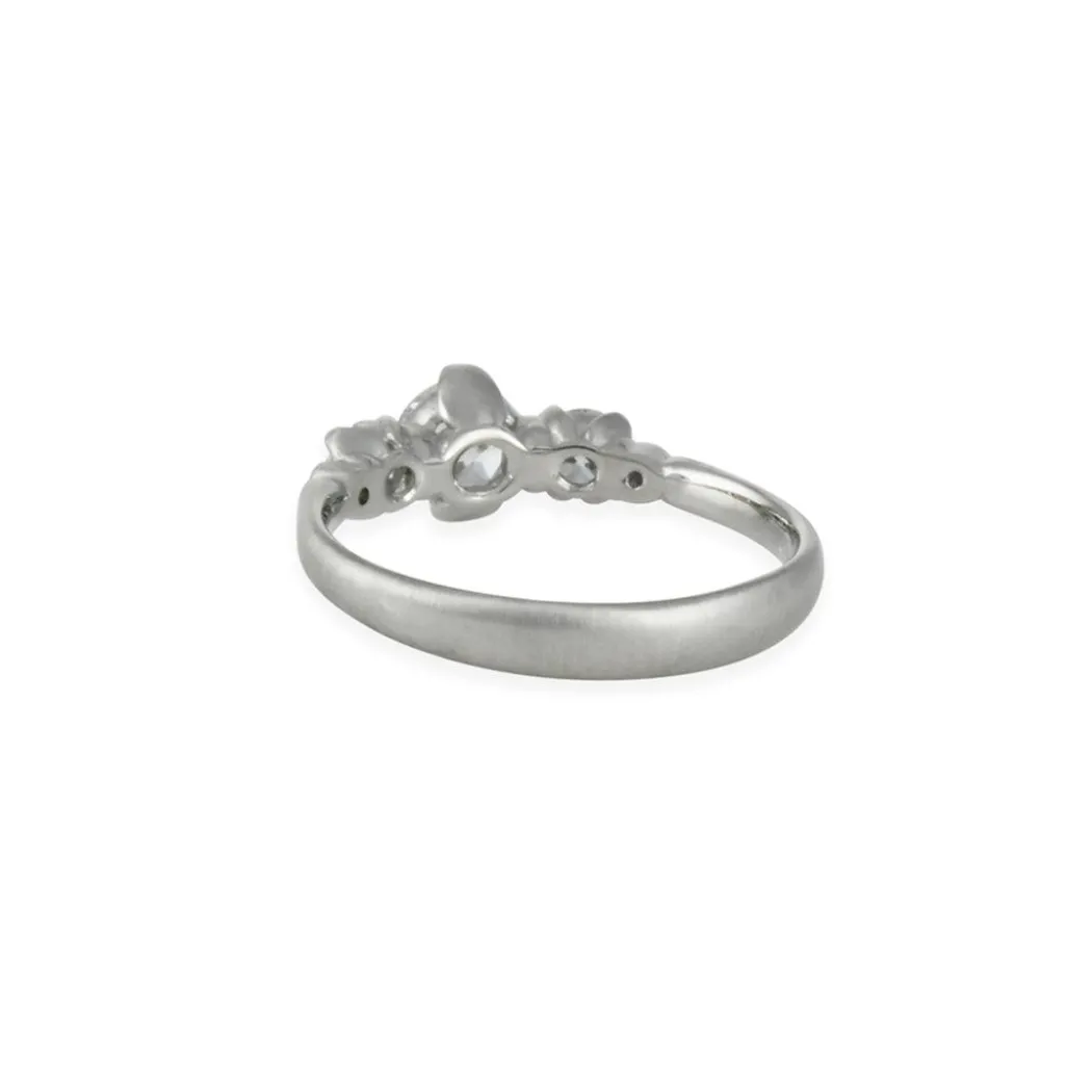 Adel Chefridi - Three Diamond Rosebud Ring