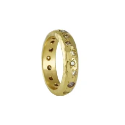 Annie Fensterstock - Scattered Fancy Diamond Band
