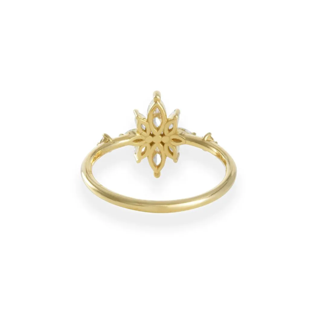 Artëmer - Diamond Flower Cluster Ring