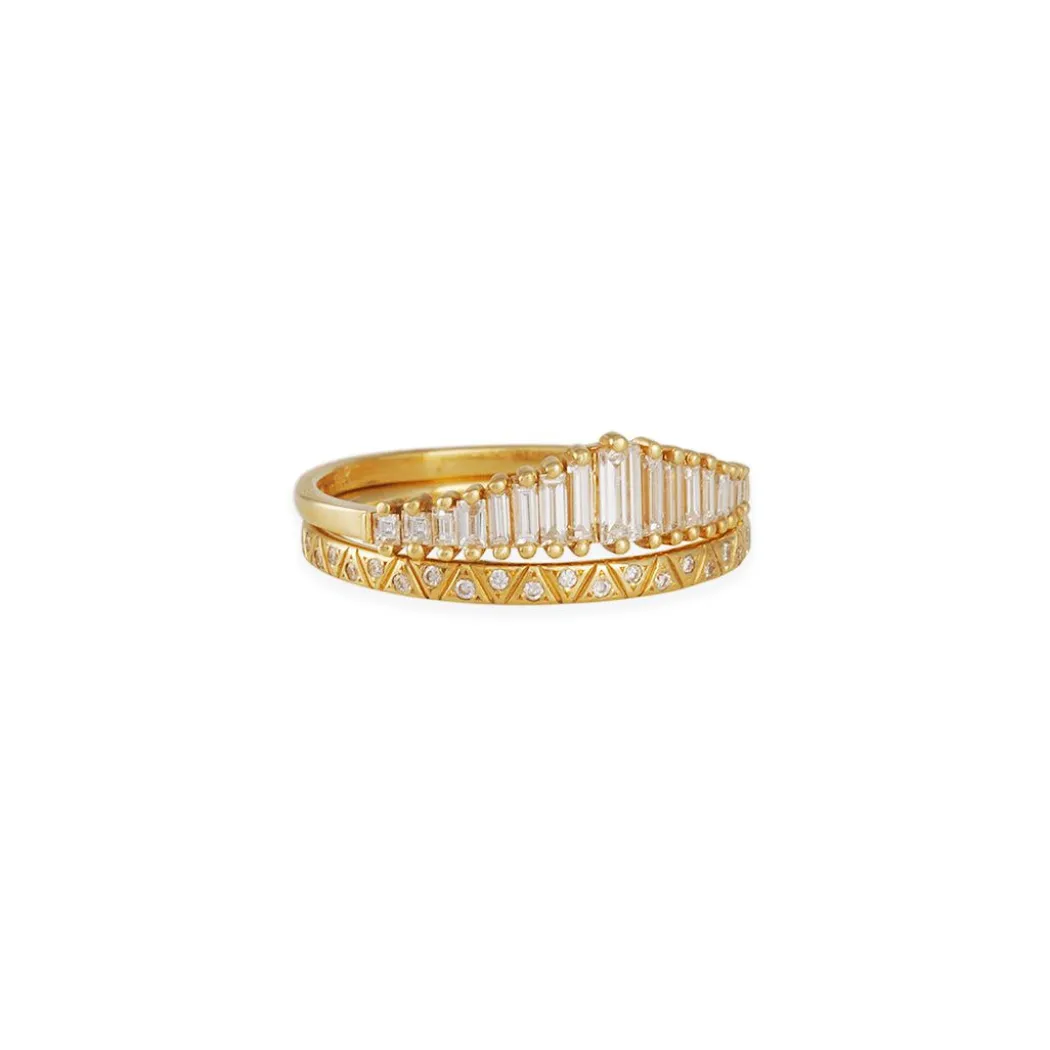 Artëmer - Geometric Pattern Diamond Full Eternity Band
