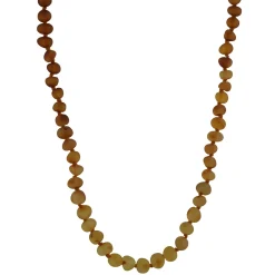 Canyon Leaf - Sunflower Amber Ombrè Necklace