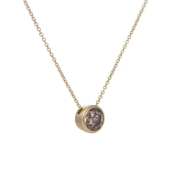 Cp Collections - 1.27 Champagne Salt and Pepper Diamond Pendant