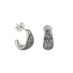 Erin Cuff - Dune Hoops in Sterling Silver