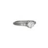 Infinity Collection - Six Prong Engraved Solitaire Band