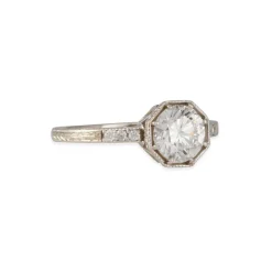 Lori Mclean - Engraved Octagon Solitaire