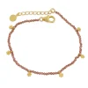 Manjusha - Faceted Garnet Bead Bracelet