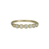 Marian Maurer – Porch Skimmer Band – 18k Gold with Diamonds