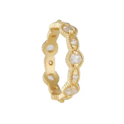 Megan Thorne - Ribbed Rose Cut Diamond Ring