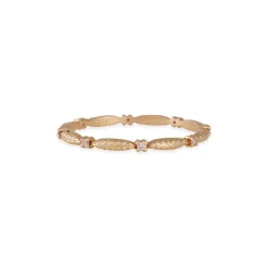 Megan Thorne- Slender Evergreen Diamond Eternity Band