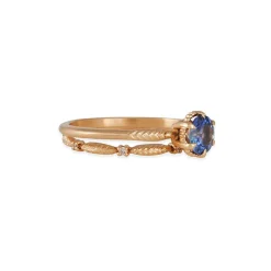 Megan Thorne- Slender Evergreen Diamond Eternity Band