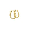 Philippa Roberts - Small Round Hoop Earrings in Vermeil