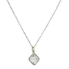 Ray Griffiths- Emerald Cut Pendant with Topaz