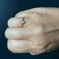 Rebecca Overmann - Diamond Bevel Stacking Ring