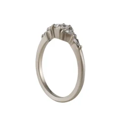 Rebecca Overmann - Mixed Brilliant Cut Diamond Engagement Ring