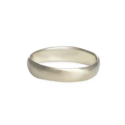 Rebecca Overmann - White Gold Smooth Band