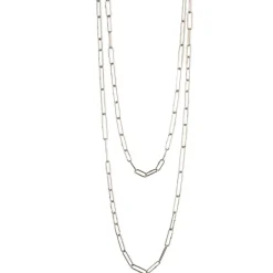 Sarah McGuire – Long Randoms Necklace - Sterling Silver