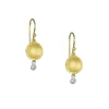 Sarah Richardson - Small Dishy Drop with Zircon Drops in vermeil