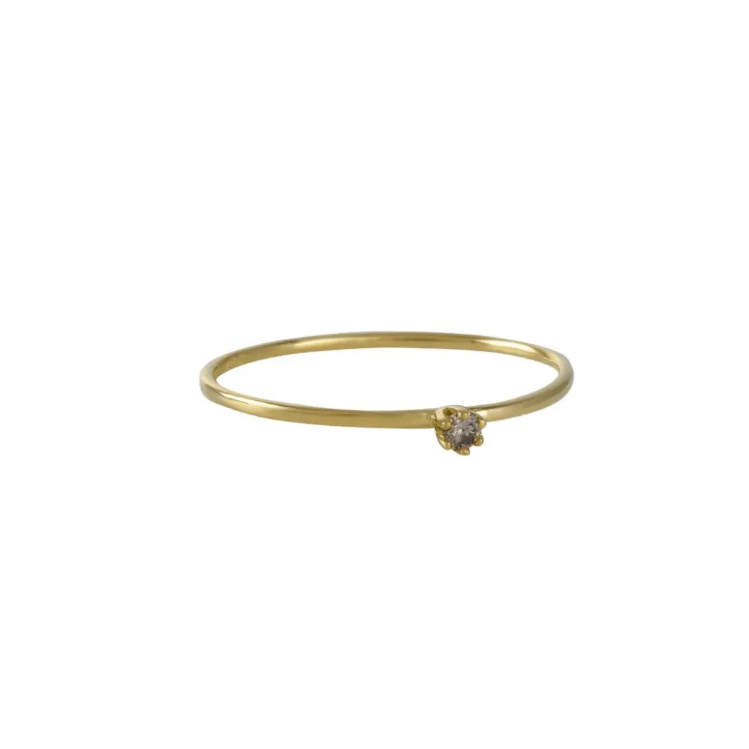 Satomi Kawakita - Micro Cognac Diamond Ring