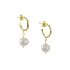 Tashi - Vermeil Pearl Earring