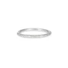 Varna - Petite Engraved Round Band in 18k white gold